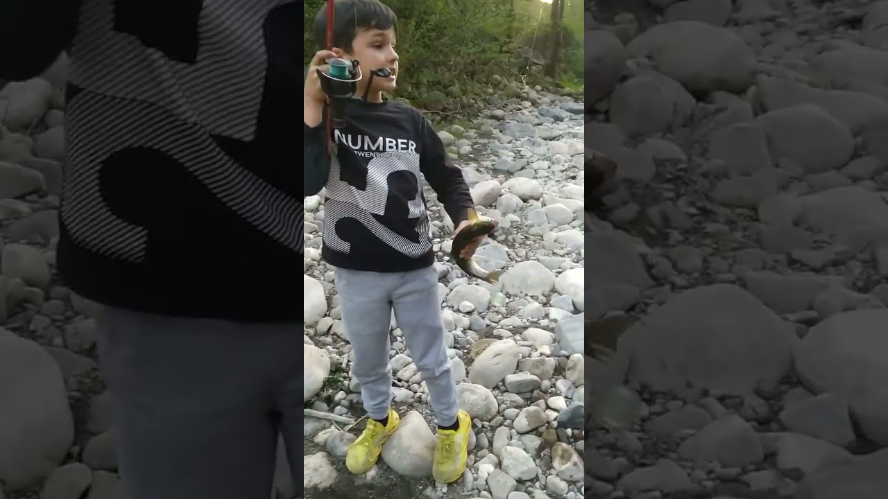 🐟Hugo pesca 3 truchas🐟