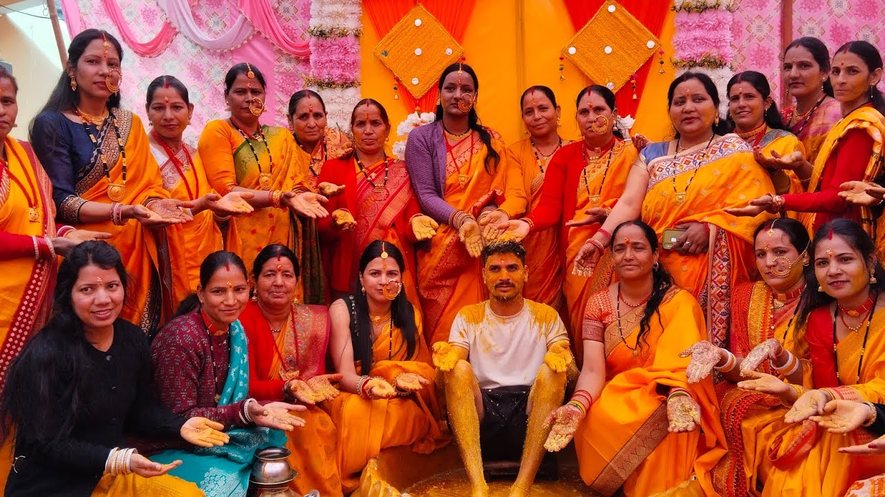 पहाड़ी शादी की रस्मे,,