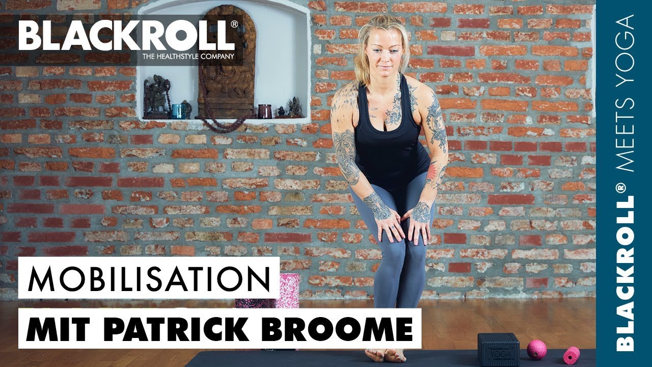 Mobilisationsübungen als Warm up vor dem Yoga mit Patrick Broome und BLACKROLL®