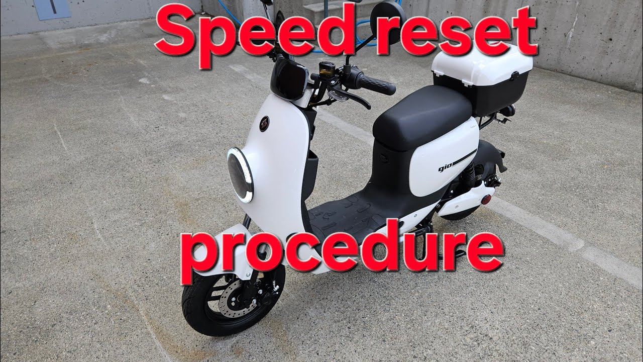 Gio Italia Ultra speed reset
