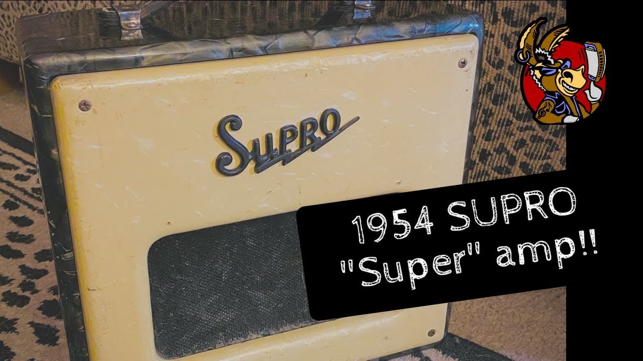 Best Blues Harmonica Amps! pt. 1 - Vintage Tube Amp Harp Demo - 1954 Supro Super (vma1005) Epic Tone