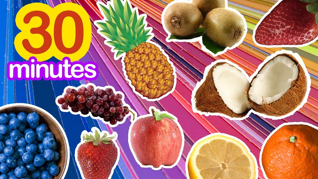 Easy English Learn Colors With Fruits For Toddlers