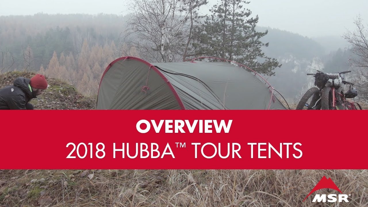 New for 2018: MSR Hubba™ Tour Tent Series