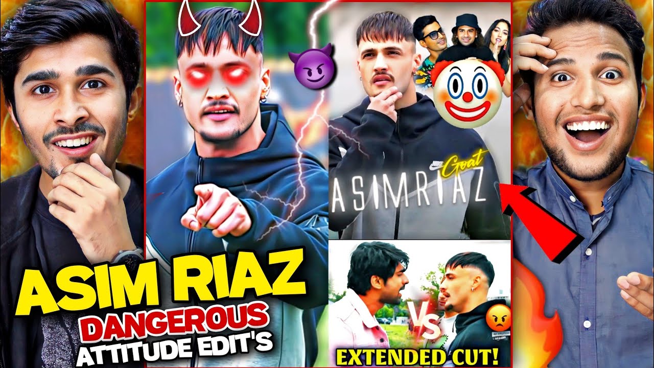 Asim Raiz Fight In Kkk14 Trending Attitude Edits Reaction 😈🔥 | #asimraiz | V2funreacts