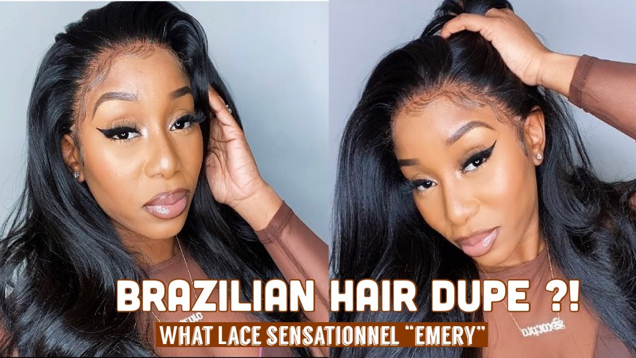 WHAT LACE Sensationnel “ EMERY”|| BRAZILIAN HAIR DUPE‼️||* DETAILED* Wig Install || START TO FINISH!