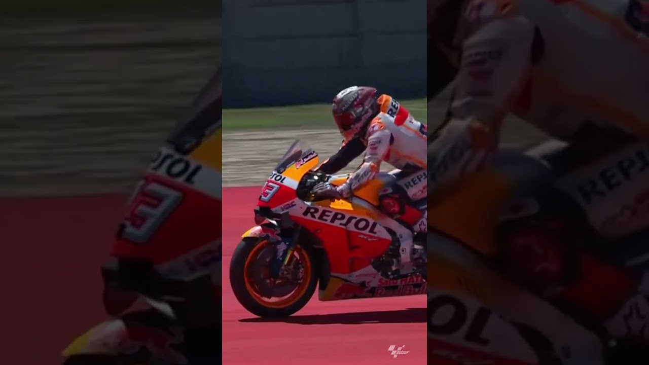 Marc Marquez throws away number 7 in COTA! 💥