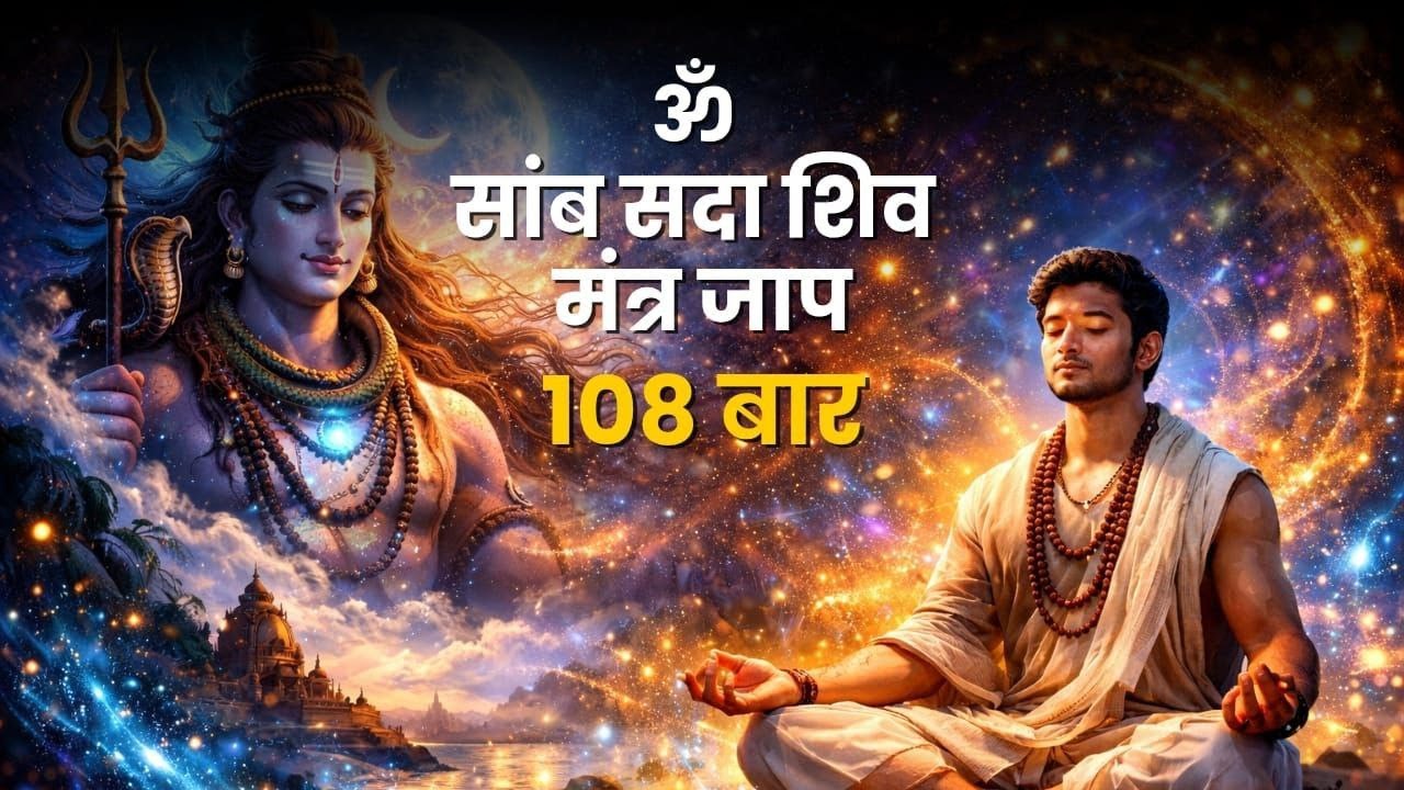 Om Samb Sada Shivaya Namah 108 Times: ऊं सांब सदाशिव नम: 108 बार | Wishfulfill Mantra