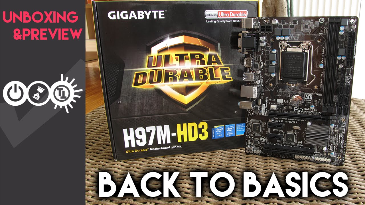 Gigabyte H97M-HD3 Unboxing & Preview