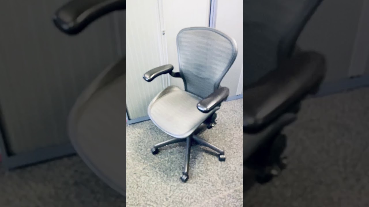 Used Herman Miller Aeron Ergonomic Chair - Tuxedo