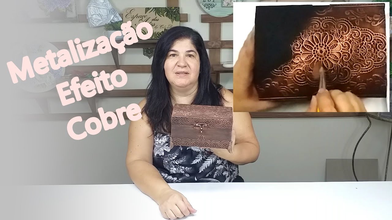 Metalização efeito cobre