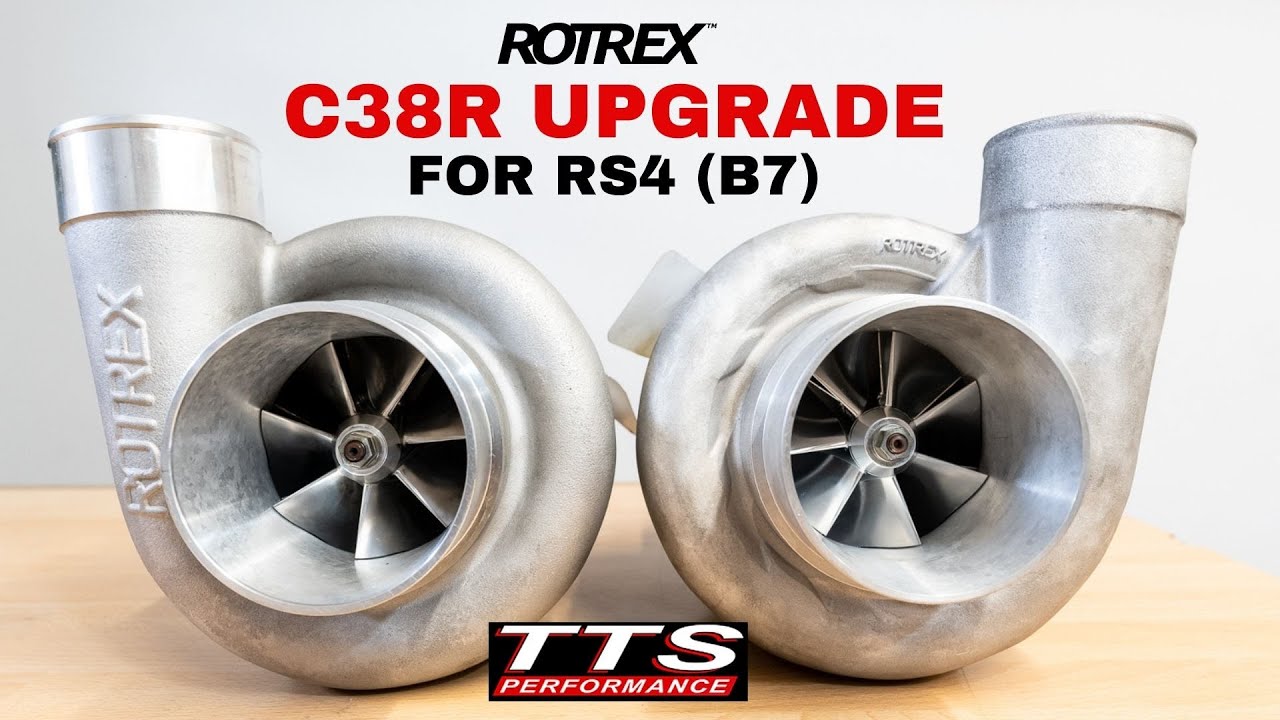 New Rotrex C38R Audi RS4 upgrade - 800hp!