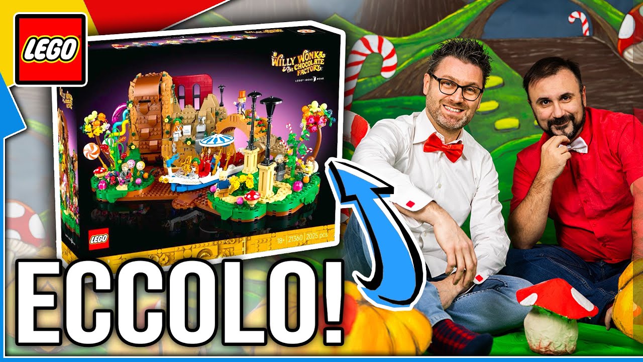 LEGO 21360 - WILLY WONKA AND THE CHOCOLATE FACTORY - ECCO FINALMENTE IL NOSTRO NUOVO SET UFFICIALE!