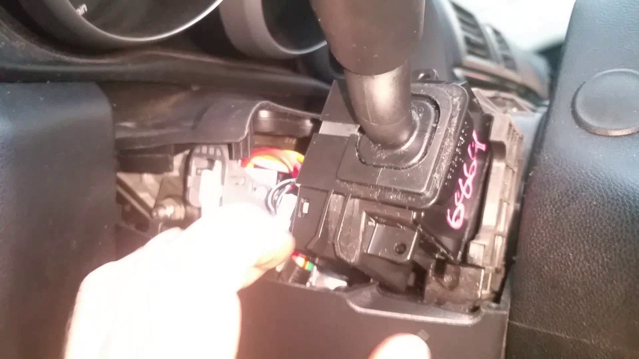 Replace blinker switch turn signal Mazda 3 2004-2009