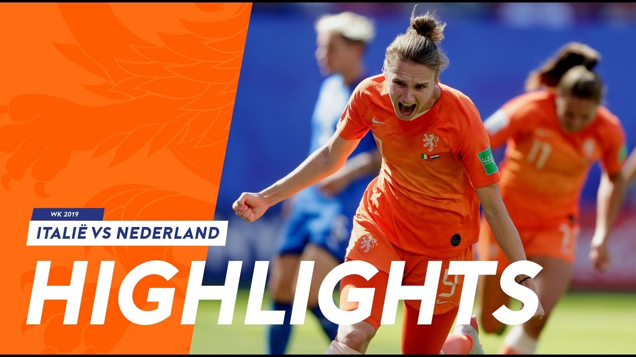 Highlights Itali&euml; - OranjeLeeuwinnen (29/6/2019) WK 2019