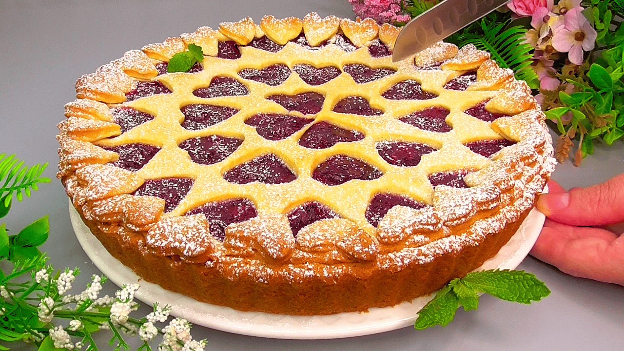 Шедевр! 🍒Это самый вкусный ЯГОДНЫЙ ПИРОГ! Простое рецепт! Я в восторге😍