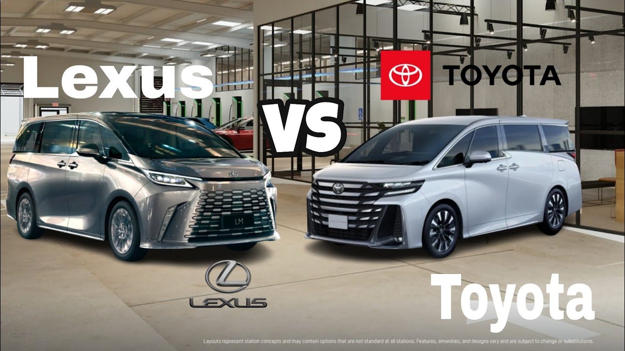 The All New 2024 Lexus LM vs 2024 Toyota Alphard - Head2Head Comparison - Full Details & Review 