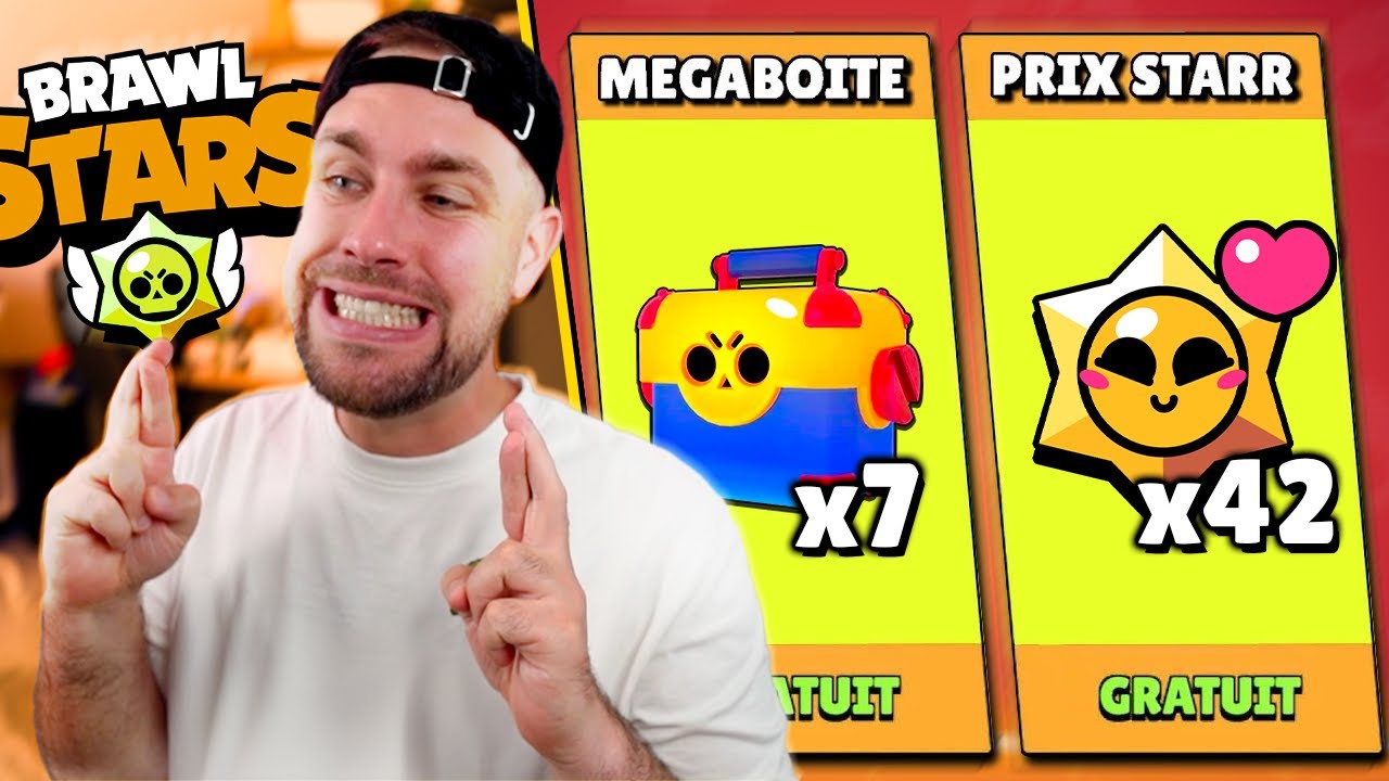 J'ouvre mes 42 starr drops et 7 megaboites sur Brawl Stars !! (du légendaaaaaire)