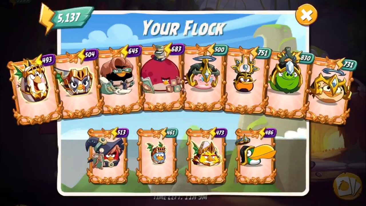 200 Points Clan Event - 4-5 Rooms - No Red,Blues,Chuck,Hal - Angry Birds 2 