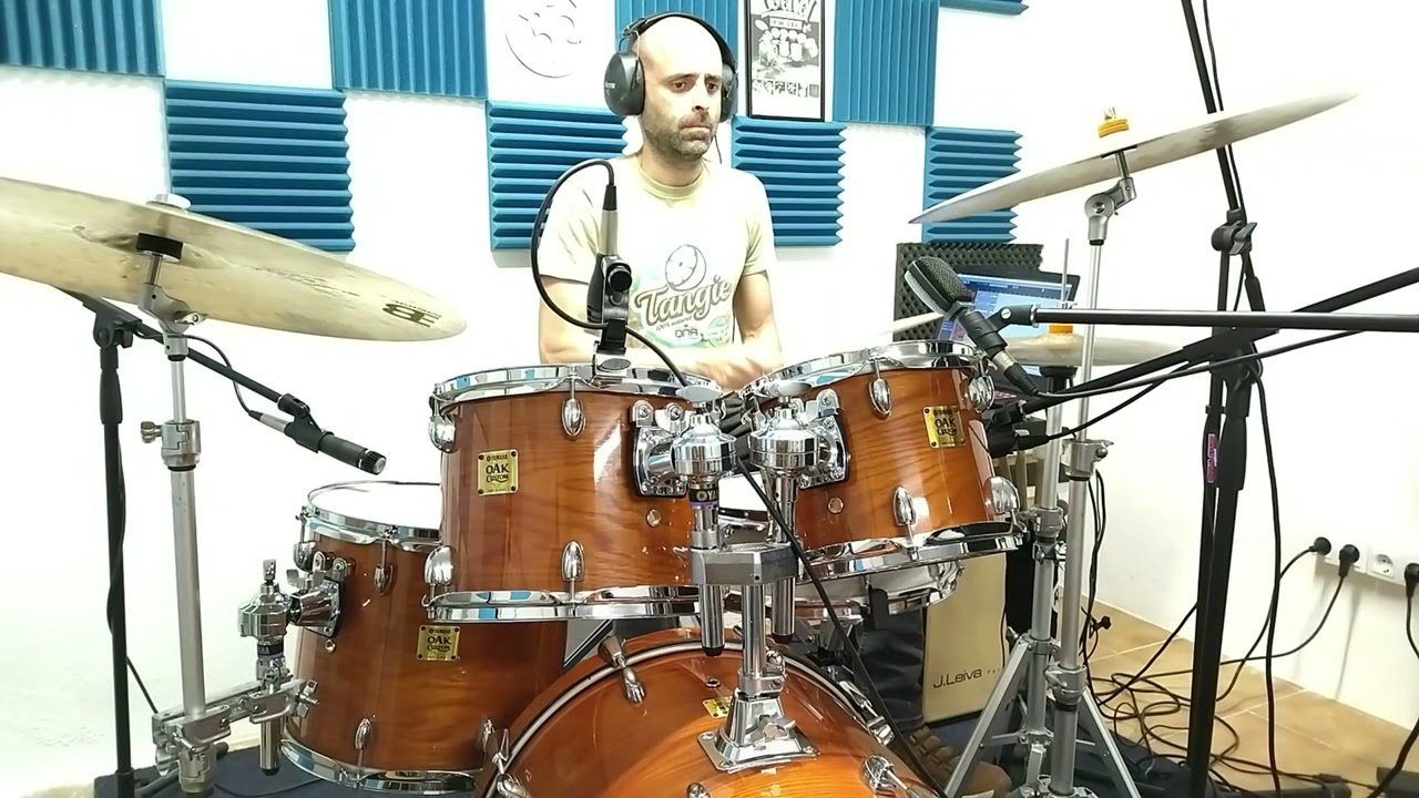 YAMAHA OAK CUSTOM DRUMS SOUND TEST.