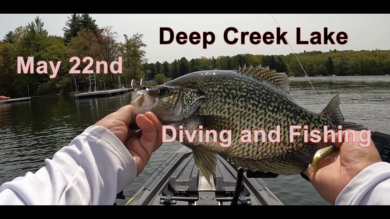 Deep Creek Lake Diving and Fishing   May 22nd 2023