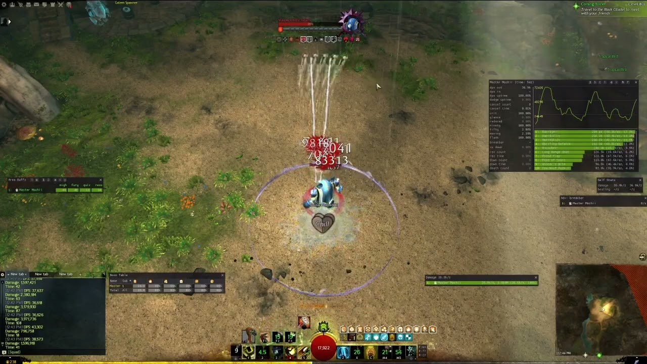 Power Soulbeast Bench (Axe/Axe + Longbow) 36875