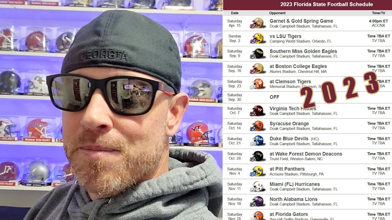 FLORIDA STATE 2023 COLLEGE FOOTBALL SCHEDULE PREVIEW