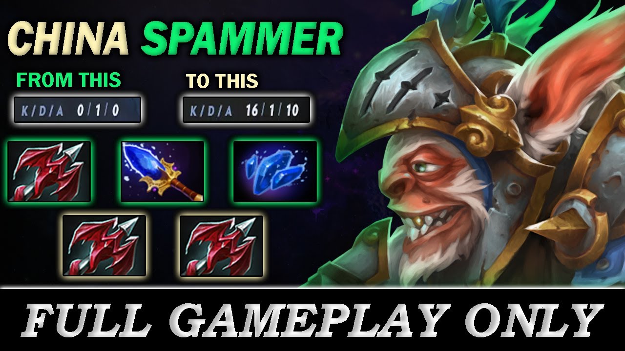 UNKILLABLE Meepo, China Spammer with Scepter + Shard + 3x DRAGON LANCE - Full Gameplay Meepo #310