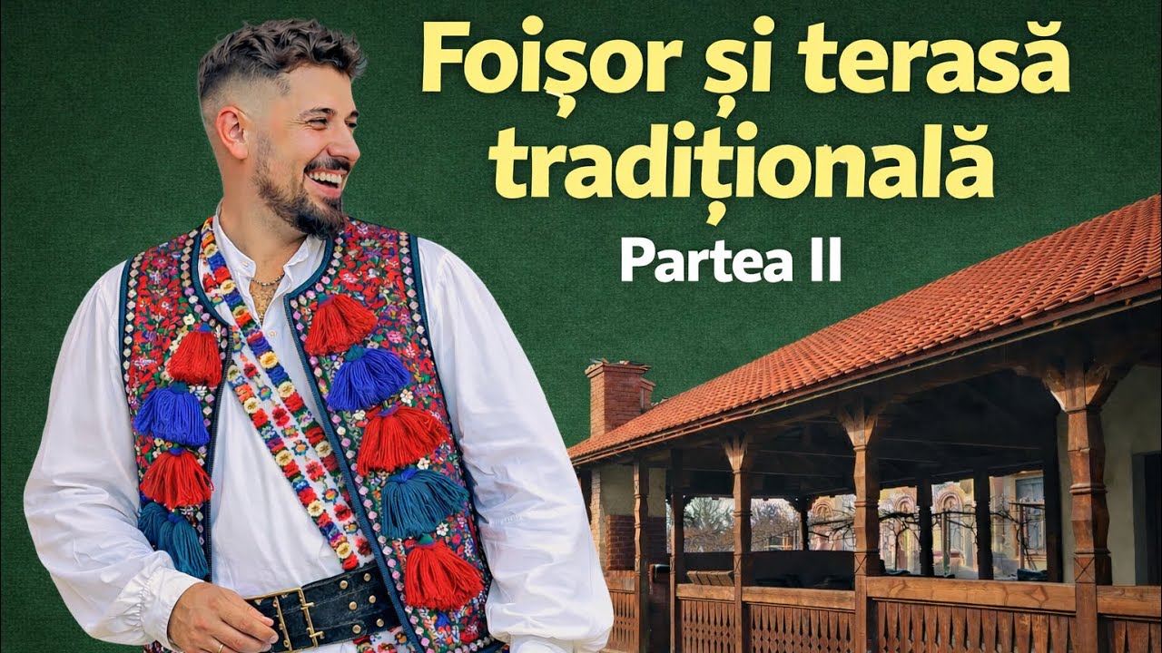 Montaj foișor și terasă tradițională 