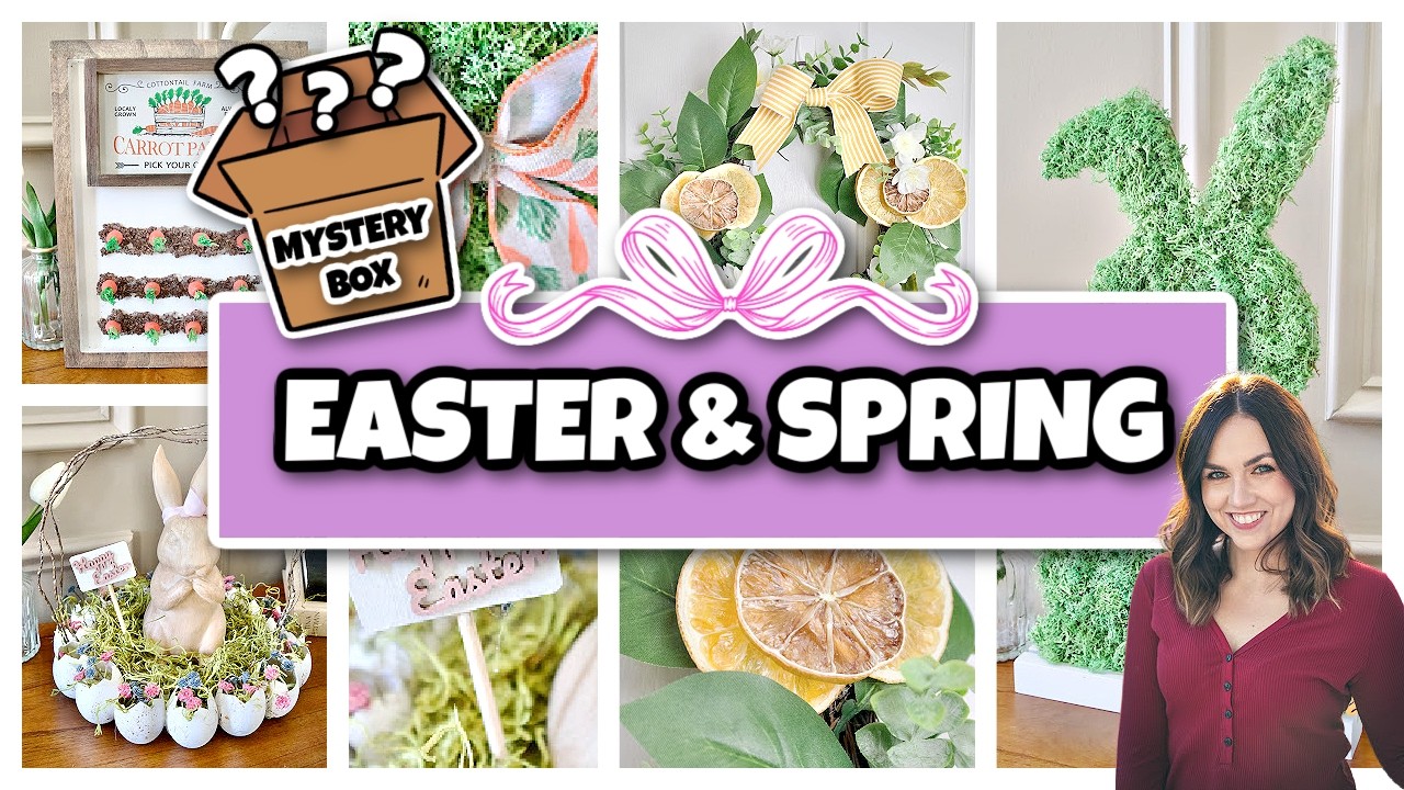*MUST SEE* SPRING & EASTER DIYS | MYSTERY BOX CHALLENGE | MOST CHALLENGING ITEM YET!!!