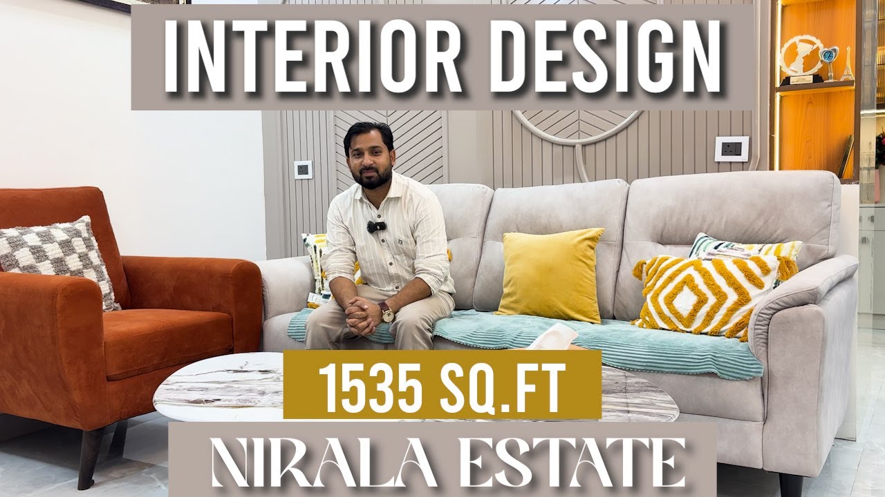 Interior Design in Nirala Estate 3 BHK 1535 SQ.FT | Noida Extension Tech Zone 4 | NIRALA ESTATE