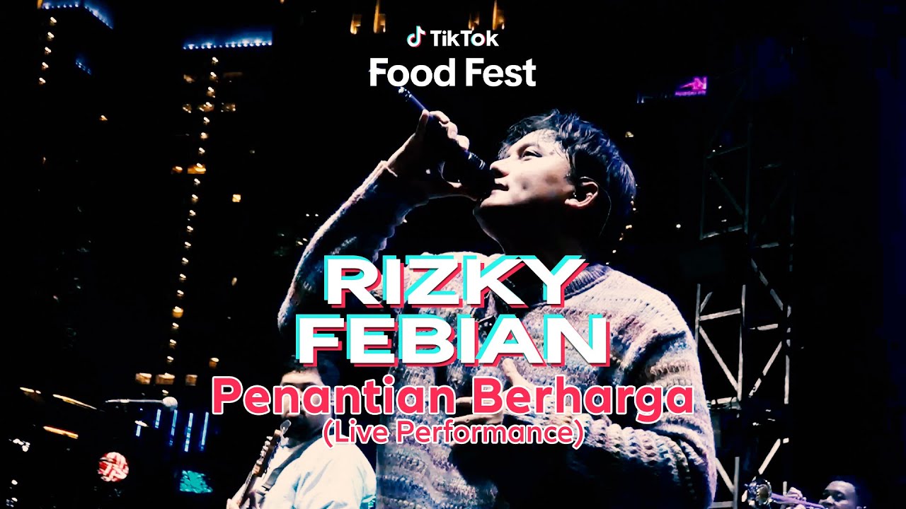 Rizky Febian - Penantian Berharga (Live Performance TikTok Food Fest 2025) Hutan Kota GBK, Senayan