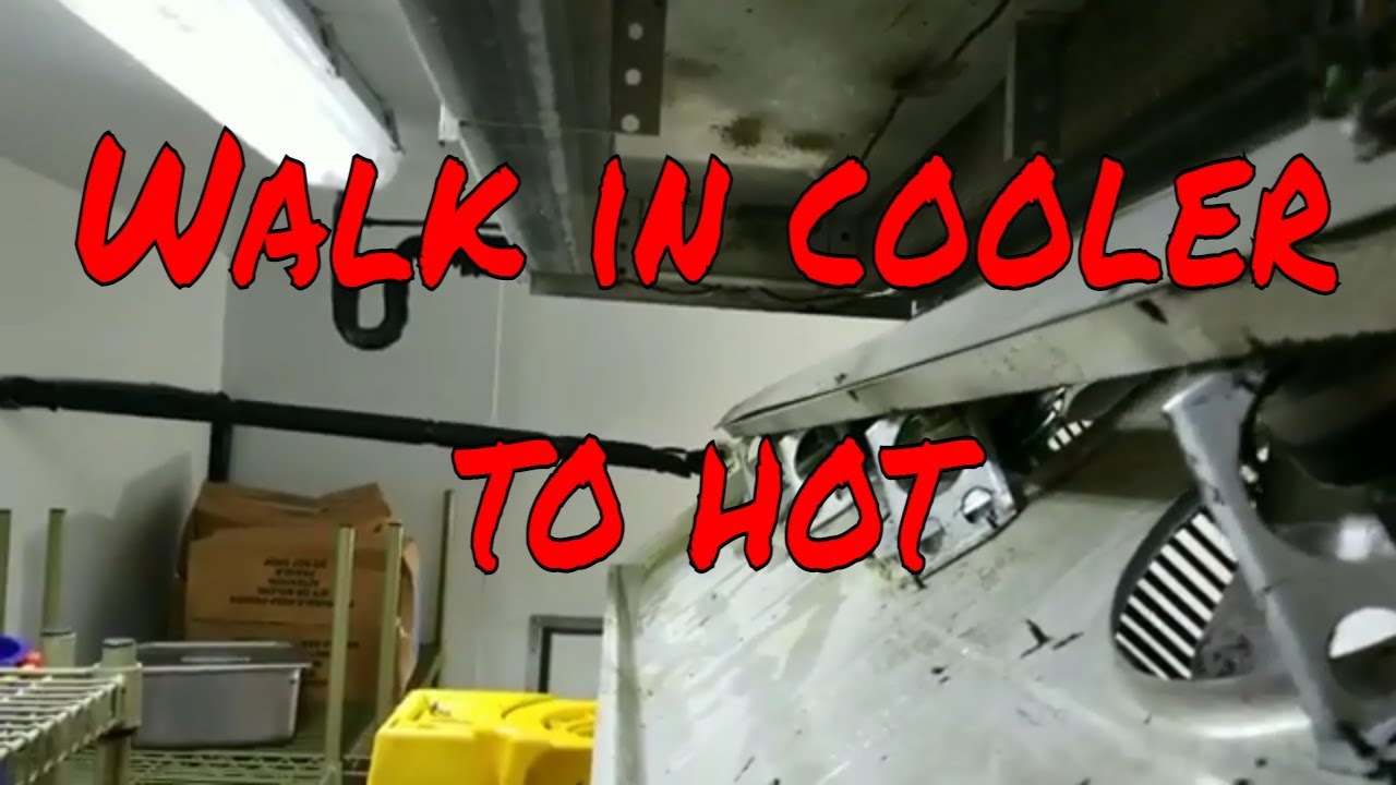 Walk in cooler not maintaining temp