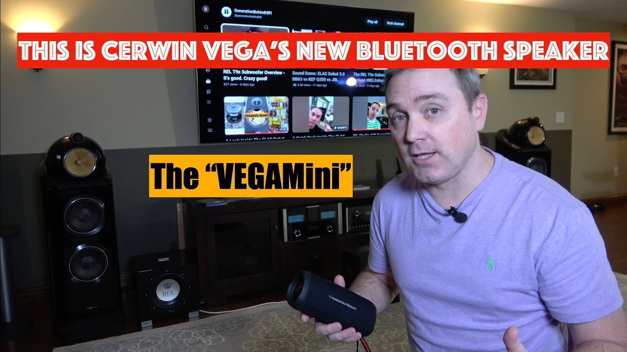 Краткий обзор Bluetooth-динамика Cerwin-Vega VegaMini