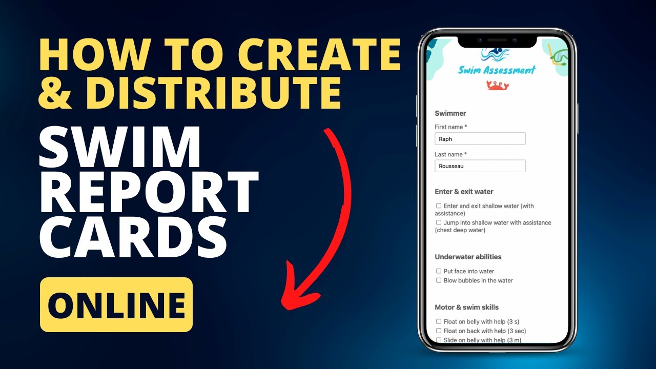 How to create and distribute swimming report cards online (Swimgen alternative)