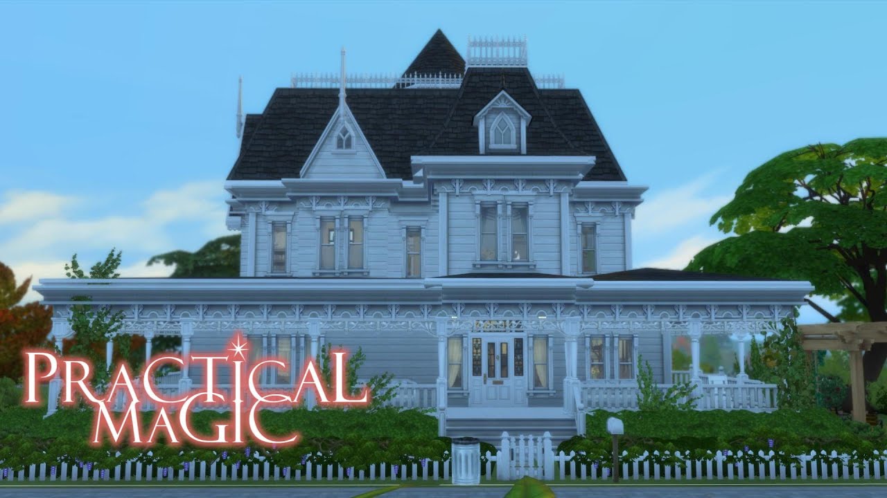 Быстрое строительство в The Sims 4 — Дом, созданный с помощью программы «Практическая магия»!