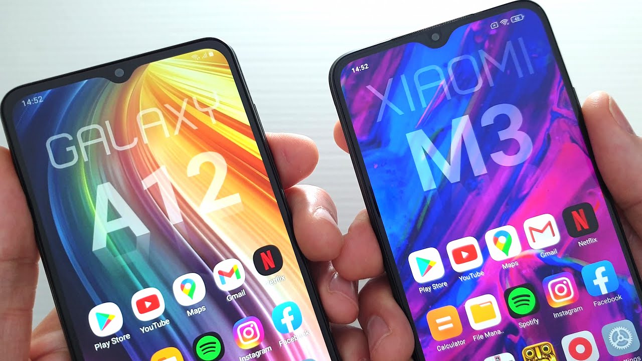 Samsung A12 vs Xiaomi Poco M3 Speed Test!