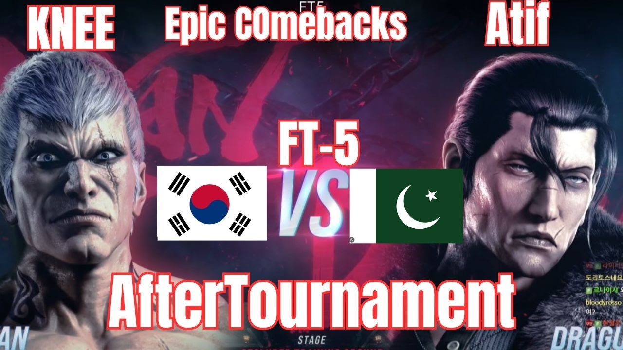 KNEE VS ATIF 2ND FT-5 Korea Vs Pakistan Friendly Battle