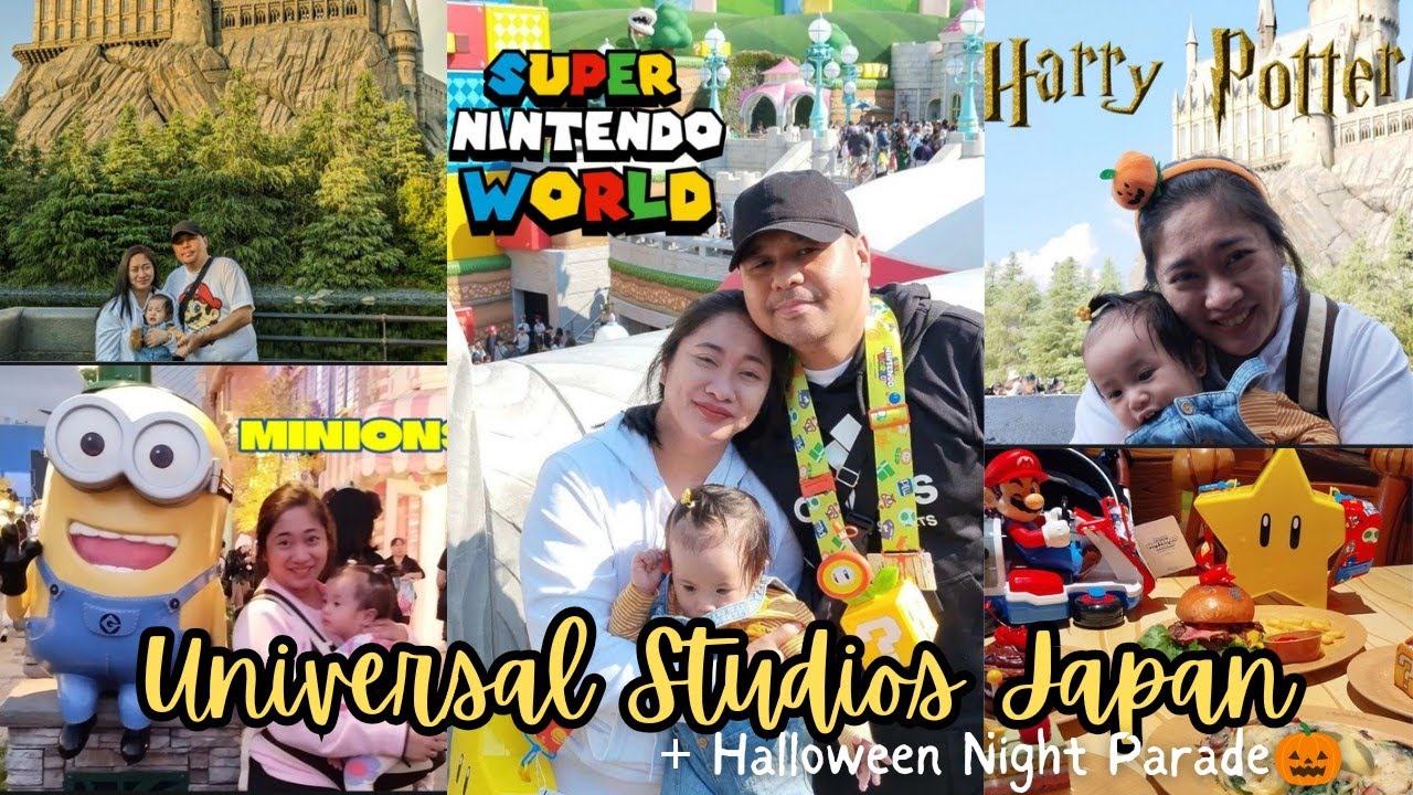 Universal Studios Japan! Super Nintendo | Harry Potter | Wonderland | Minions | Halloween Parade 🎃