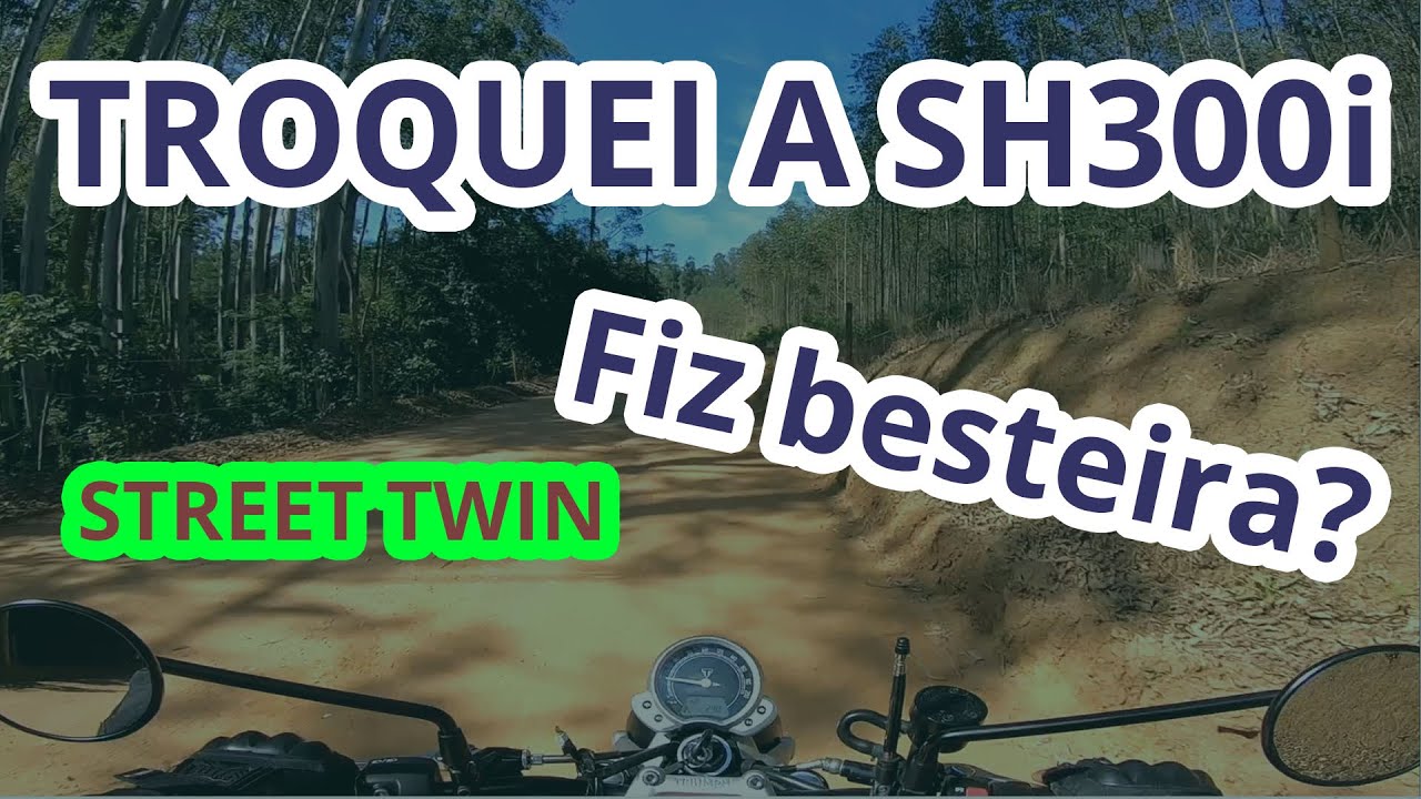 Troquei a SH300 pela Triumph Street Twin - Offroad, Blitz em Guararema