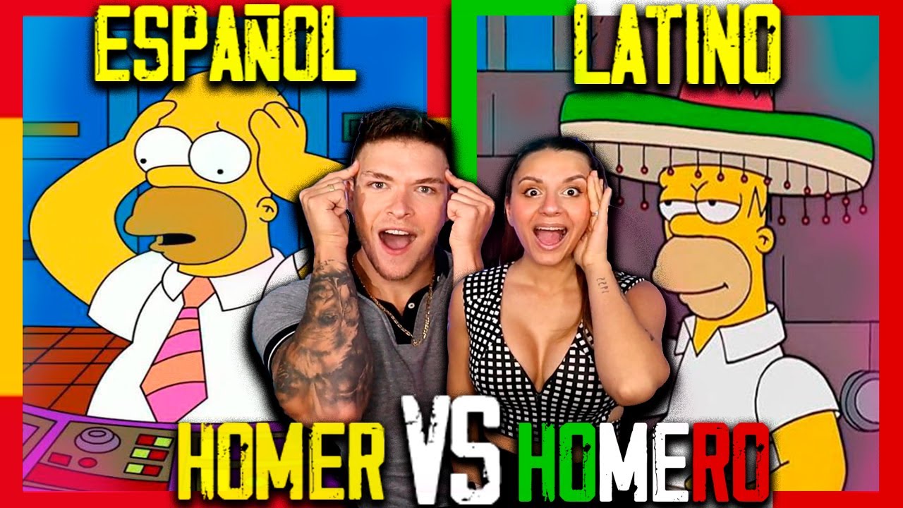 🇲🇽 DOBLAJE LATINO vs ESPAÑOL 🇪🇸 en LOS SIMPSONS *HOMERO VS HOMER*🔥ft. @Cygnus