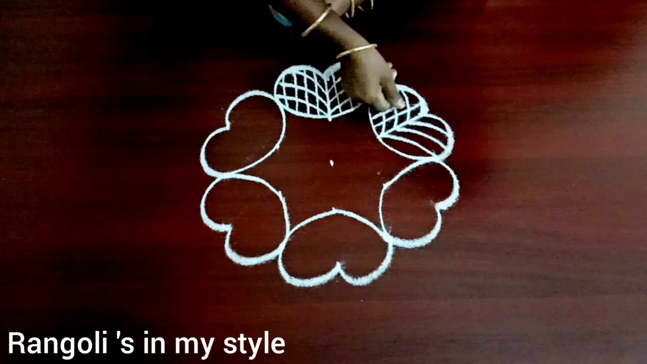 simple  padikolam