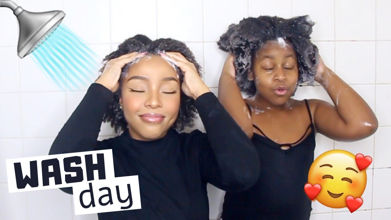 NOTRE ROUTINE CAPILLAIRE + TUTO TWIST OUT ET HIGH PUFF ! 🤗