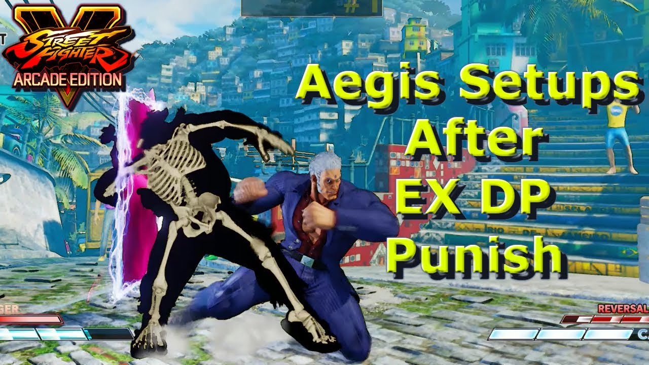SFV AE - Urien Aegis Reflector Setups After EX DP Punish | Headbutt Loops