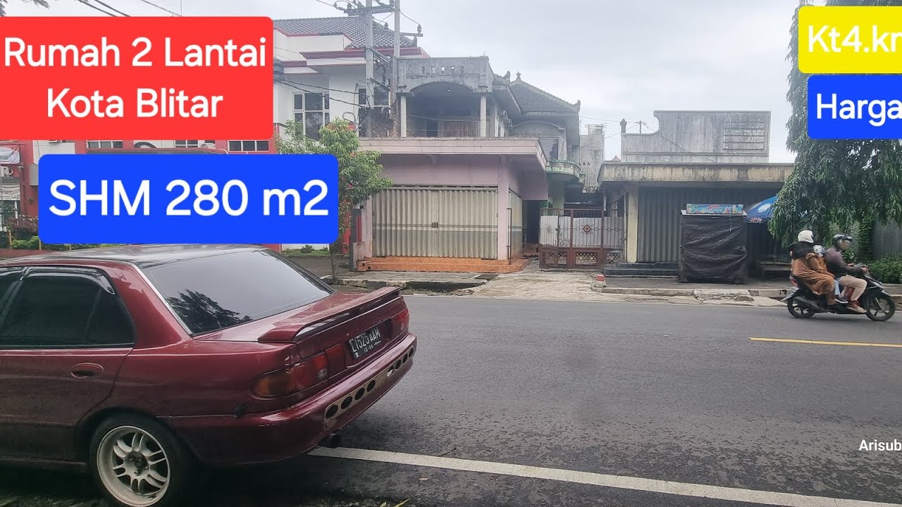 Rumah 2 Lantai Jl. Kenari Sananwetan Kota Blitar