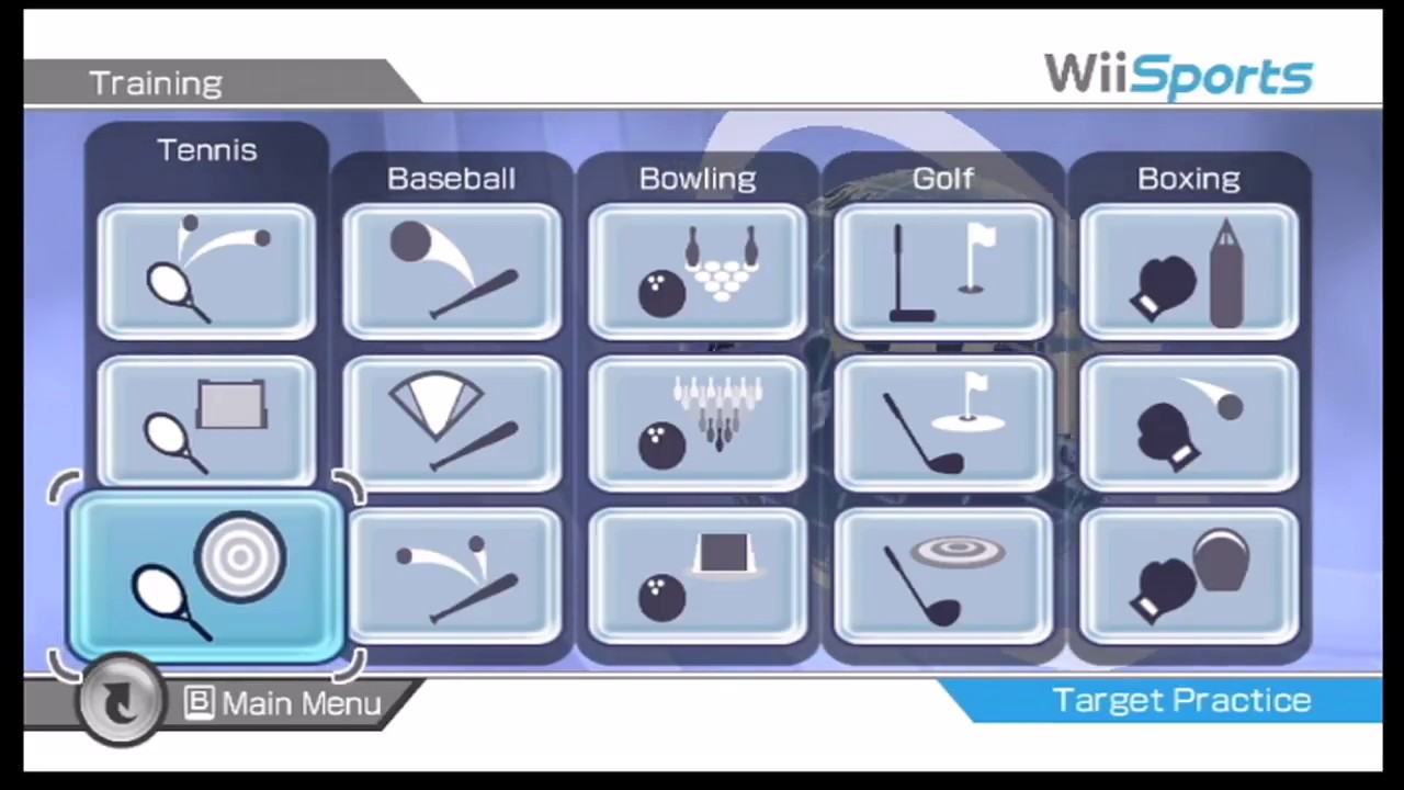 Wii Sports Tennis Timing Your Swing Solo w/commentary