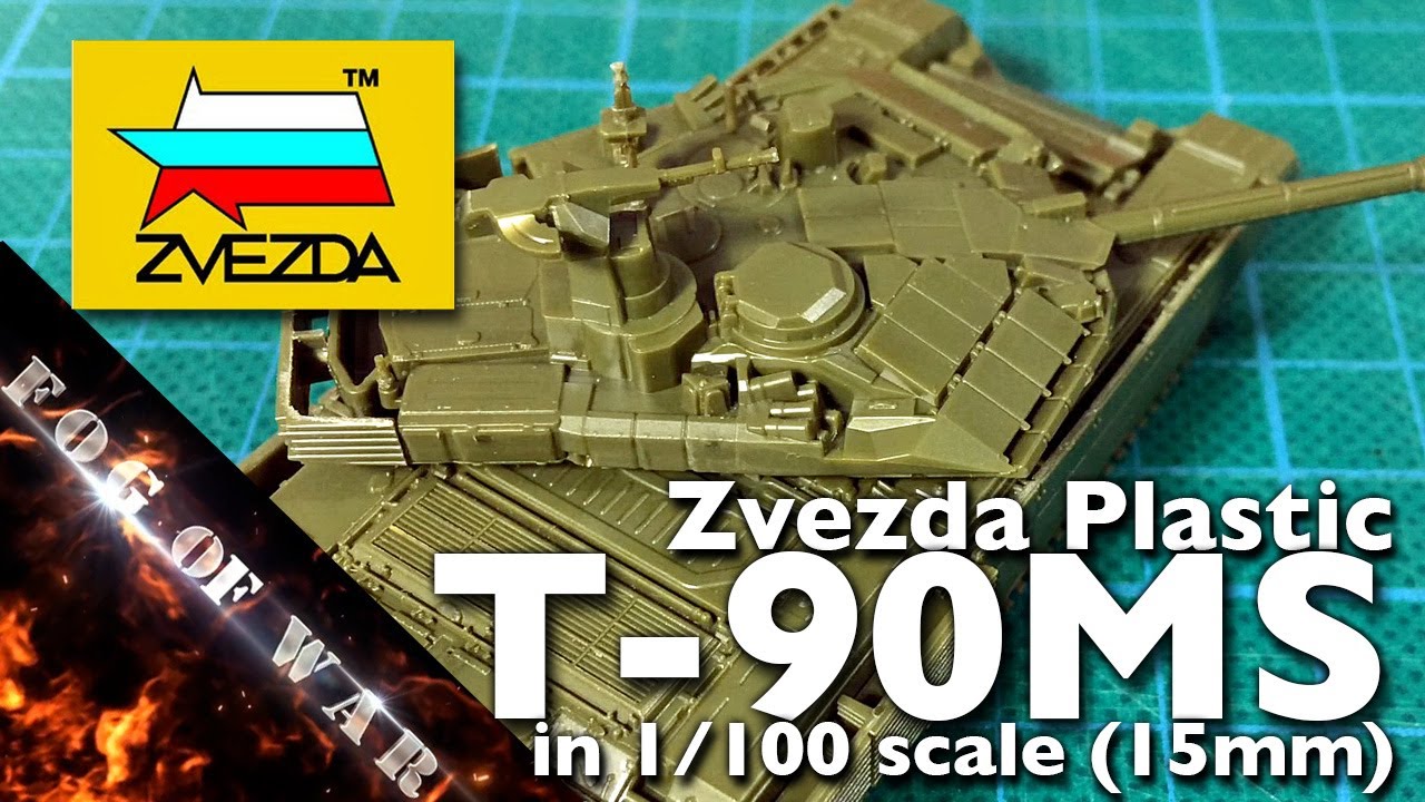 Review | Zvezda T-90MS 1/100 scale (15mm) - 7434 | Modern - Post cold-war