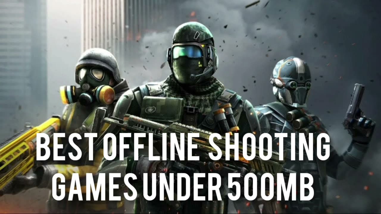 top 5 offline shooting games under 500mb with high graphics fps