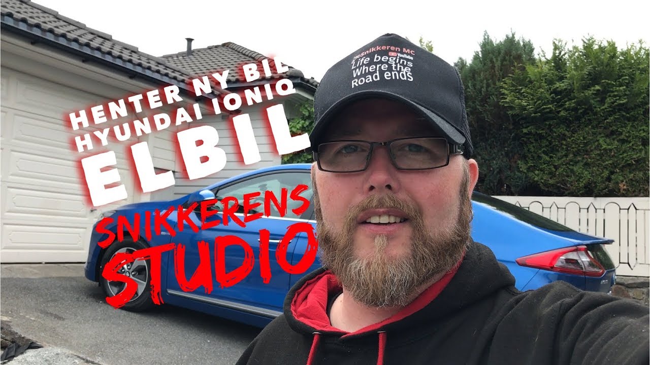 Henter ny bil, Hyundai Ioniq Elbil