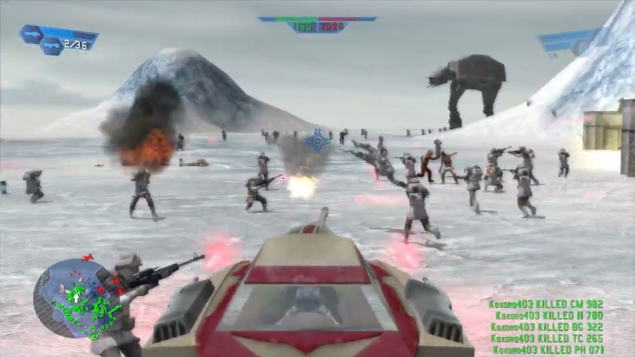 Star Wars Battlefront (2004) - Rhen Var: Harbor but it's 200v200 gameplay Rebels