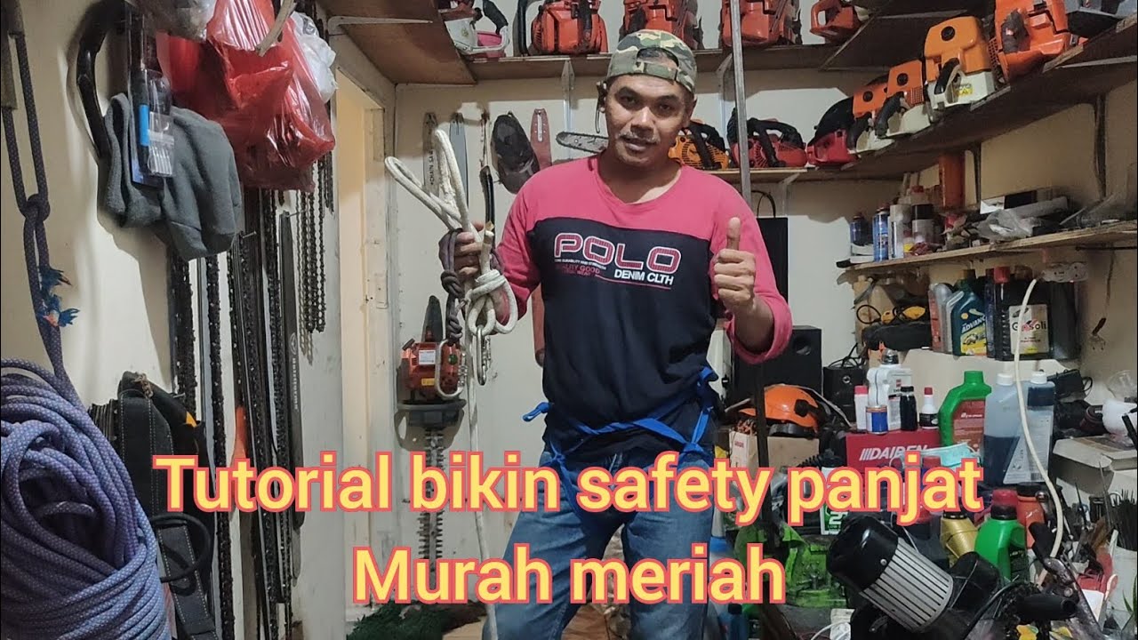 Buat Alat Safety Panjat Manual Murah Meriah